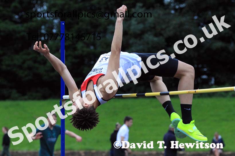 High Jump, 2023 NEGP 6 Monkton.  Photo: David T. Hewitson/Sports for All Pics